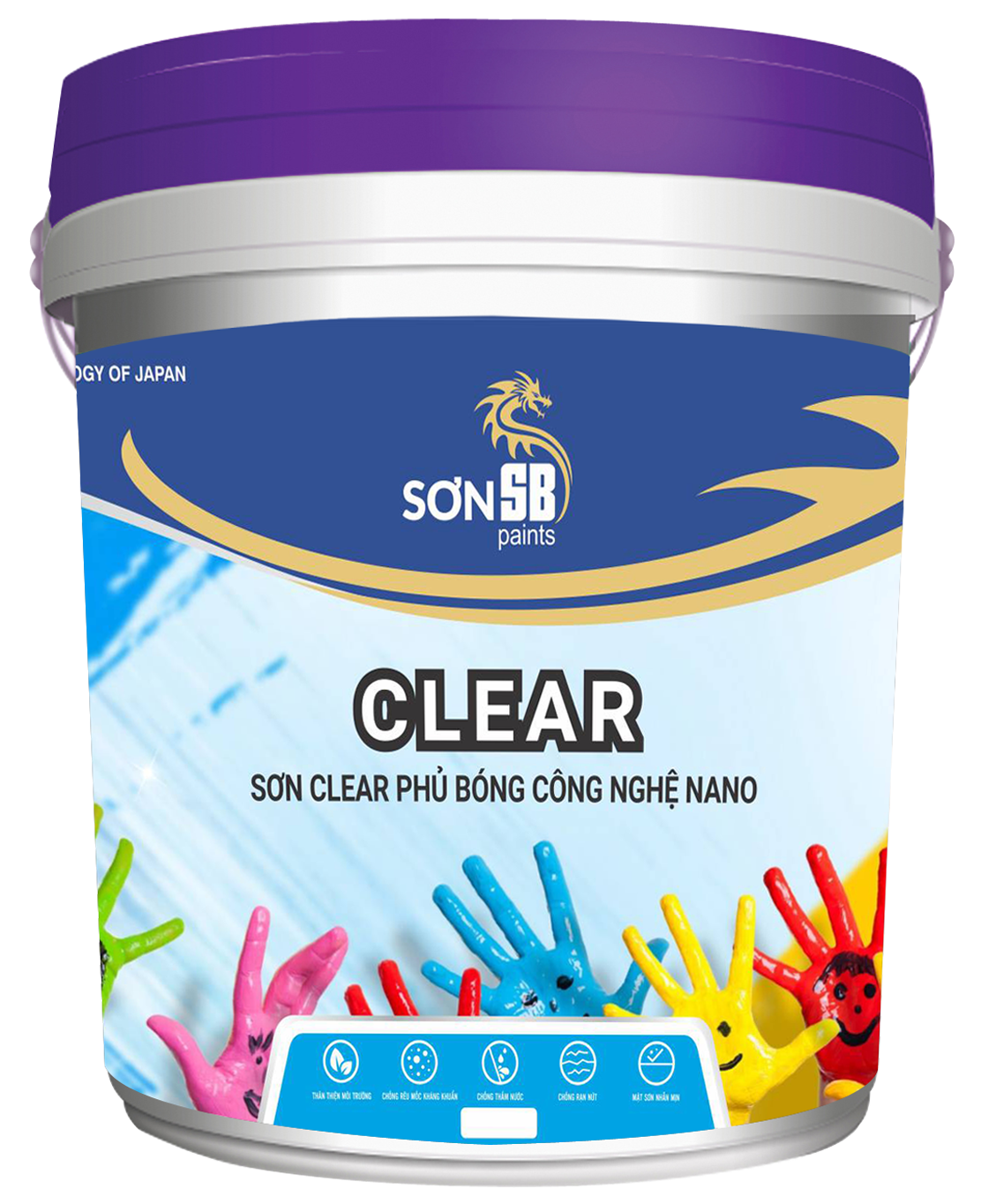 Sơn Clear phủ bóng công nghệ Nano 