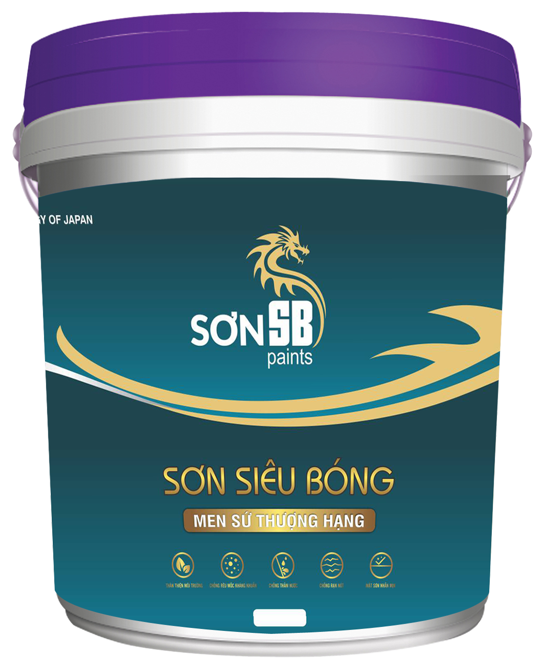 Sơn Siêu bóng Men sứ thượng hạng